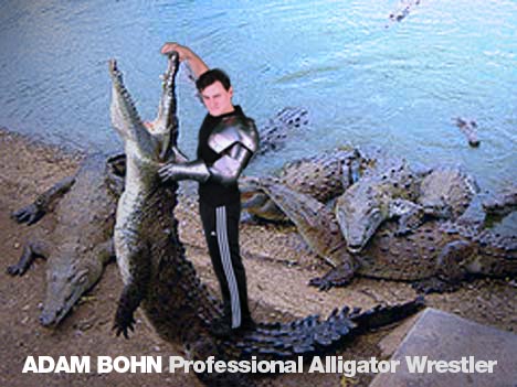 Adam Bohn, Professional Alligator Wrestler